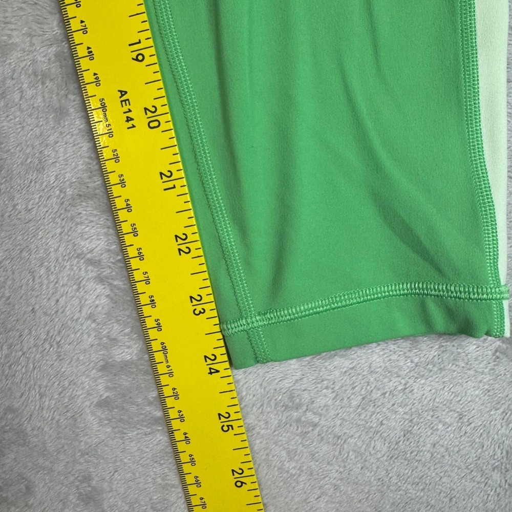 NWOT Athleta Womens Elation Colorblock 7/8 Tight Legging Green Large - Picture 11 of 11
